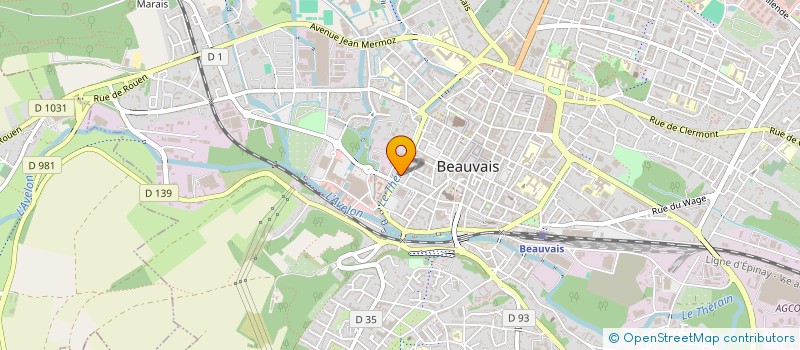 localisation de l'entreprise MADAME SYLVIE LEBAUPAIN  BEAUVAIS