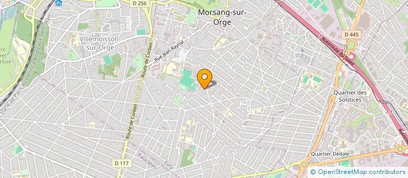 localisation de l'entreprise MADAME SYLVIE LEBESSON  MORSANG-SUR-ORGE