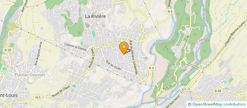 localisation de l'entreprise MADAME SYLVIE LEBON à SAINT-LOUIS
