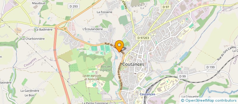 localisation de l'entreprise MADAME SYLVIE LEBOUTEILLER  COUTANCES