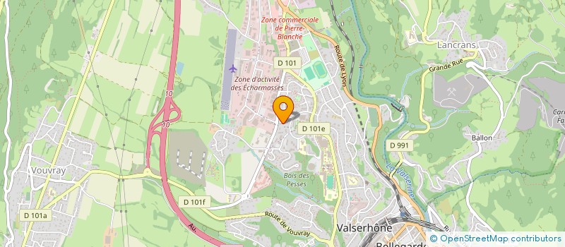 localisation de l'entreprise MADAME SYLVIE LEBRUN à VALSERHONE