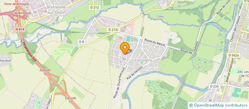 localisation de l'entreprise MADAME SYLVIE LECLERC  LOUVIGNY