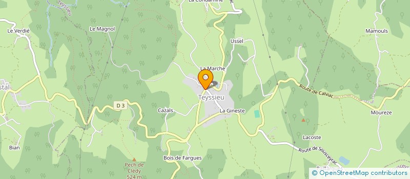 localisation de l'entreprise MADAME SYLVIE LECLERC à SOUSCEYRAC-EN-QUERCY