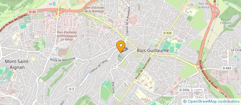 localisation de l'entreprise MADAME SYLVIE LECLERC à BOIS-GUILLAUME