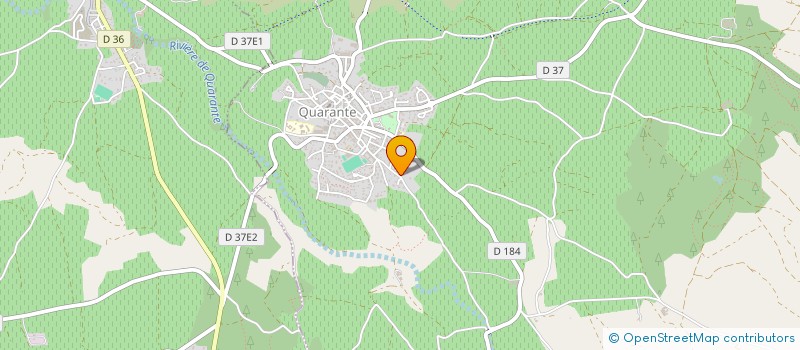 localisation de l'entreprise MADAME SYLVIE LECLERC  QUARANTE