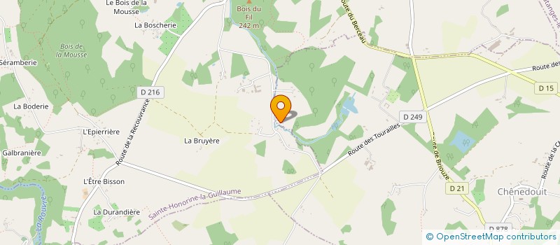 localisation de l'entreprise MADAME SYLVIE LECOEUR à PUTANGES-LE-LAC