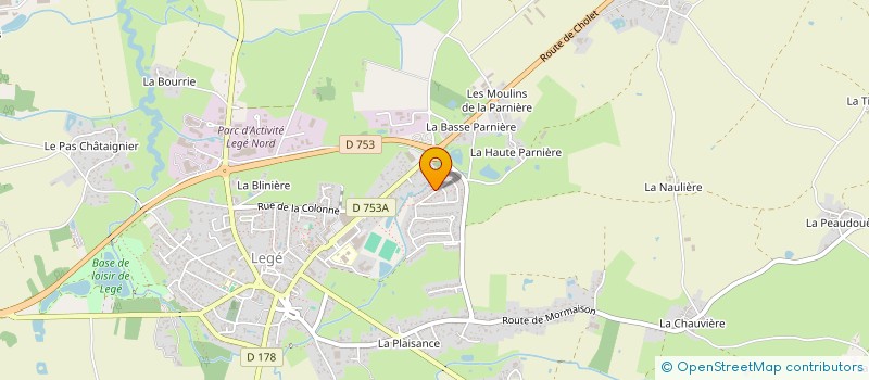 localisation de l'entreprise MADAME SYLVIE LECOMTE  LEGE