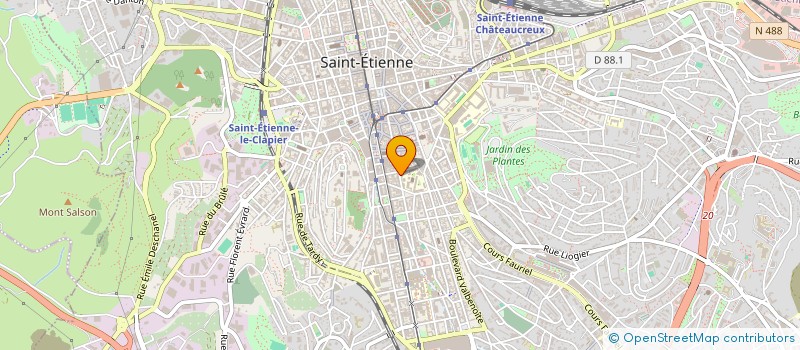 localisation de l'entreprise MADAME SYLVIE LECOURTOIS à SAINT-ETIENNE