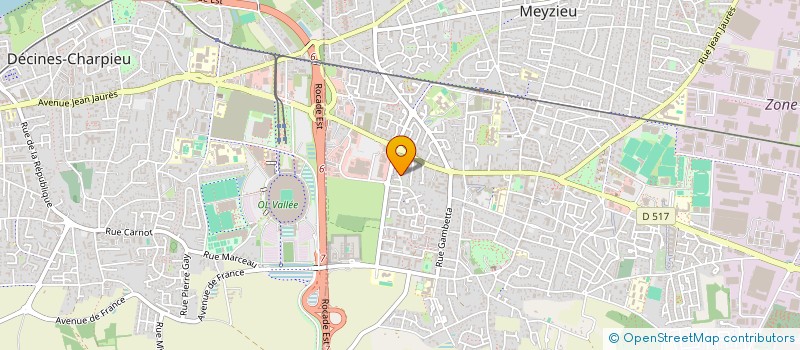 localisation de l'entreprise MADAME SYLVIE LEDER  MEYZIEU