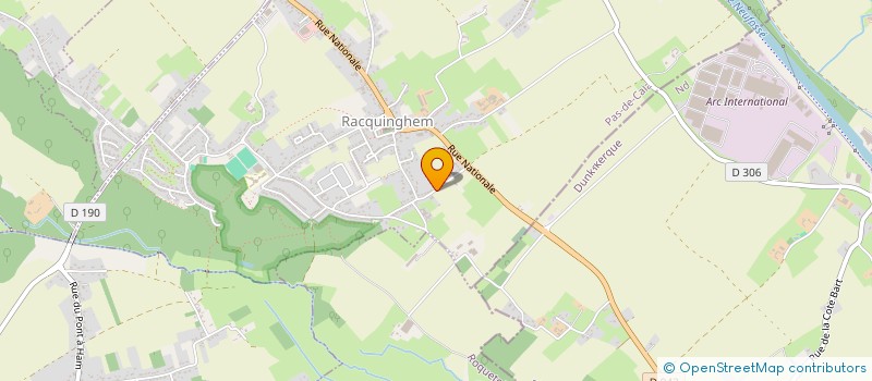 localisation de l'entreprise MADAME SYLVIE LEFEBVRE  RACQUINGHEM