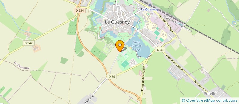localisation de l'entreprise MADAME SYLVIE LEFEBVRE à LE QUESNOY