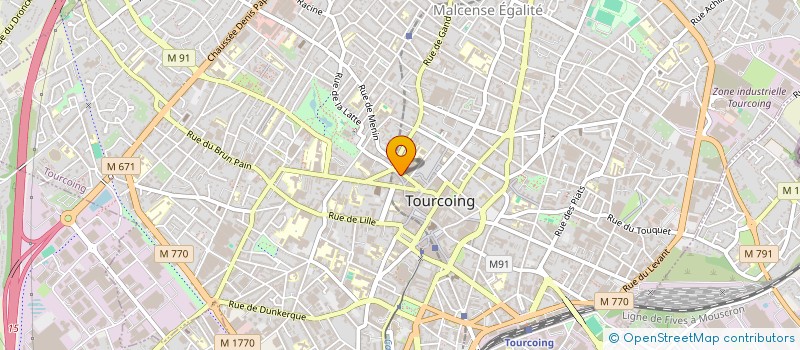 localisation de l'entreprise MADAME SYLVIE LEFEBVRE  TOURCOING