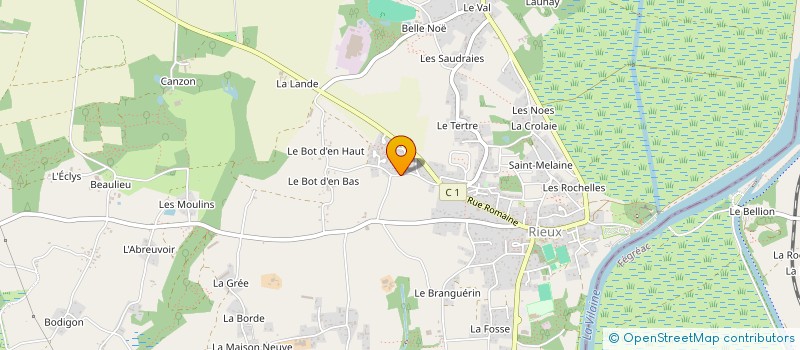 localisation de l'entreprise MADAME SYLVIE LEFEUVRE  ALLAIRE