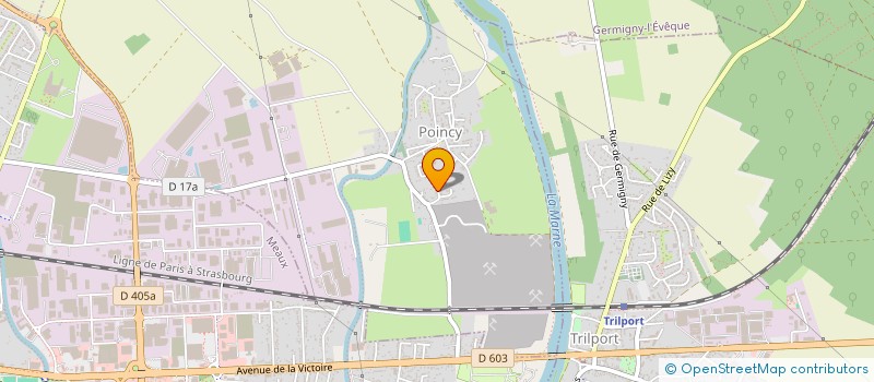 localisation de l'entreprise MADAME SYLVIE LEFEVRE  POINCY