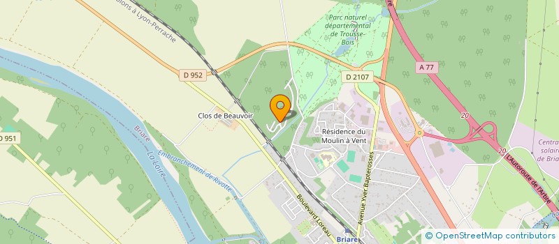 localisation de l'entreprise MADAME SYLVIE LEFEVRE à BRIARE