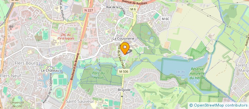 localisation de l'entreprise MADAME SYLVIE LEFEVRE  LEFOREST