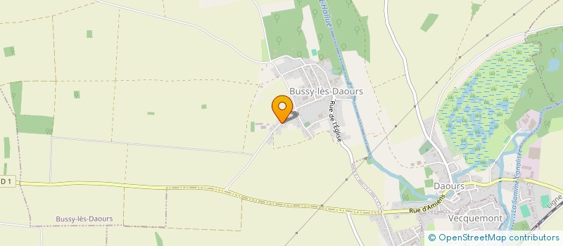 localisation de l'entreprise MADAME SYLVIE LEFEVRE  BUSSY-LES-DAOURS