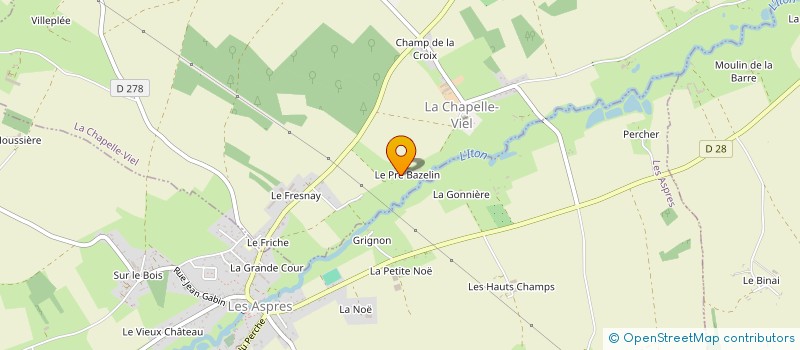 localisation de l'entreprise MADAME SYLVIE LEGALLAIS à LA CHAPELLE VIEL