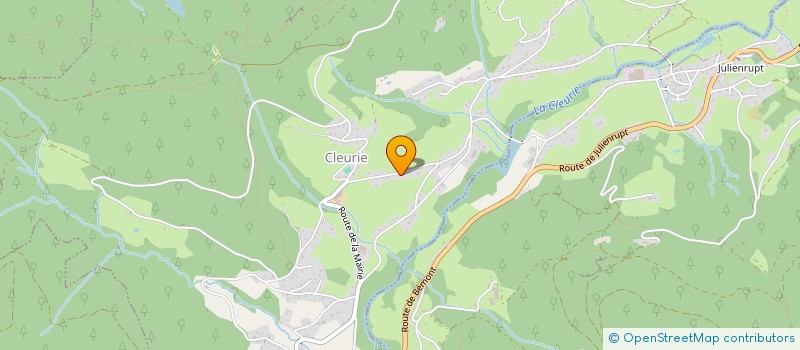 localisation de l'entreprise MADAME SYLVIE LEGAY  CLEURIE