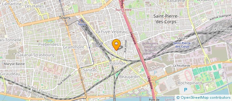 localisation de l'entreprise MADAME SYLVIE LEGEAY  TOURS