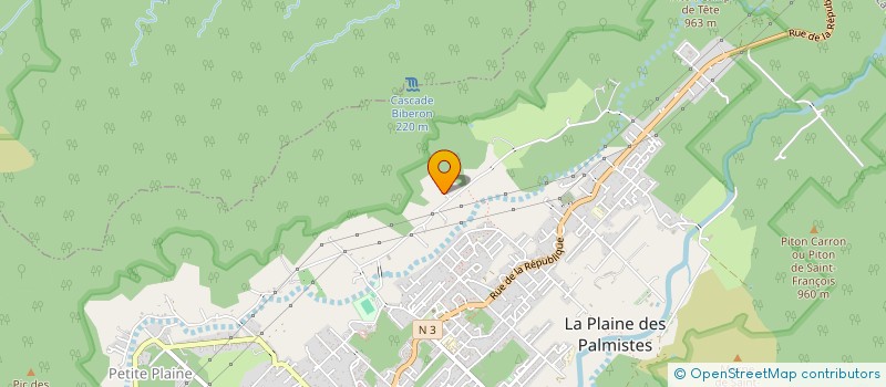 localisation de l'entreprise MADAME SYLVIE LEGER à LA PLAINE-DES-PALMISTES