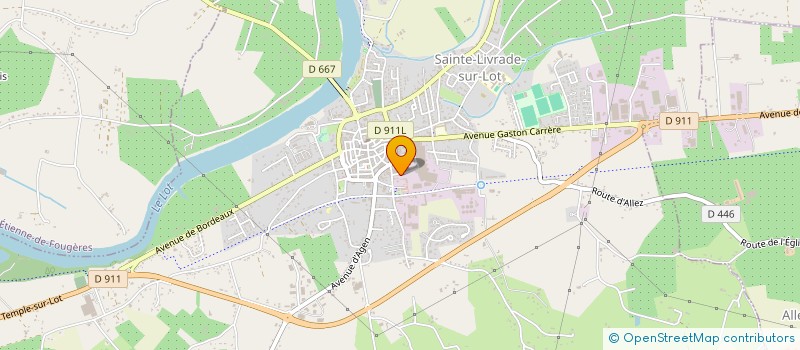 localisation de l'entreprise MADAME SYLVIE LEGOUTEIL à SAINTE-LIVRADE-SUR-LOT