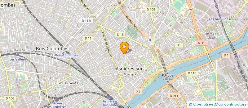 localisation de l'entreprise MADAME SYLVIE LEGRAND à ASNIERES-SUR-SEINE