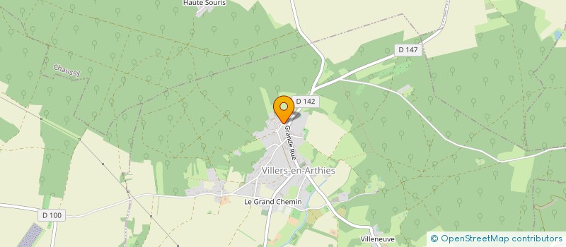 localisation de l'entreprise MADAME SYLVIE LEHIDEUX  VILLERS-EN-ARTHIES