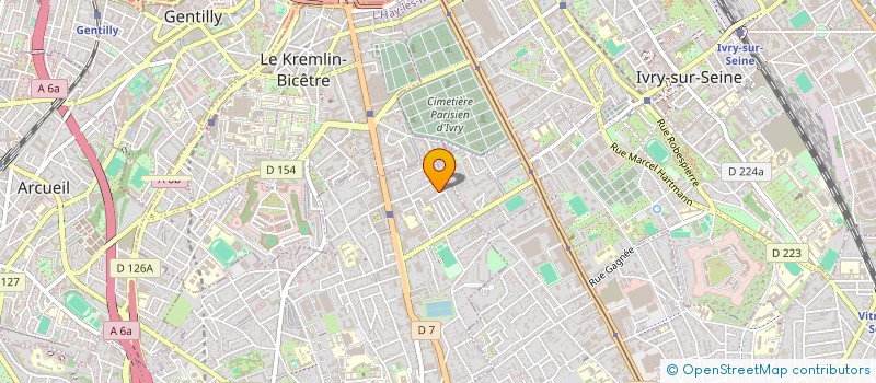 localisation de l'entreprise MADAME SYLVIE LEHOUX à VILLEJUIF