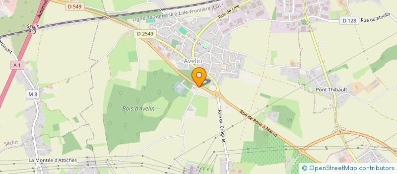 localisation de l'entreprise MADAME SYLVIE LEMAIRE à AVELIN