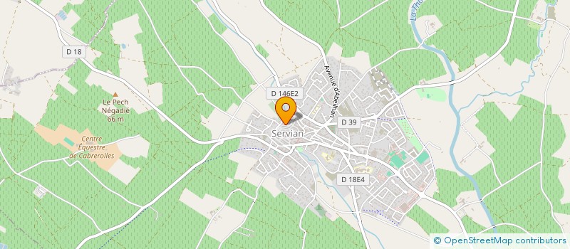 localisation de l'entreprise MADAME SYLVIE LEMAIRE  SERVIAN