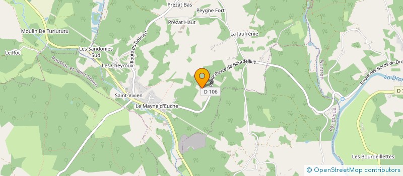 localisation de l'entreprise MADAME SYLVIE LEMAL à BRANTOME EN PERIGORD