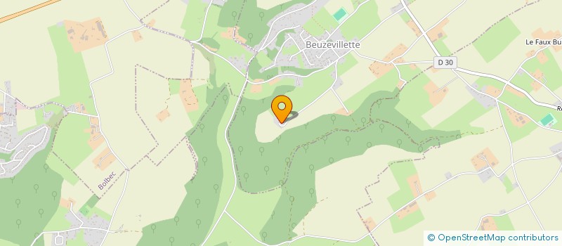 localisation de l'entreprise MADAME SYLVIE LEMERCHER  BEUZEVILLETTE