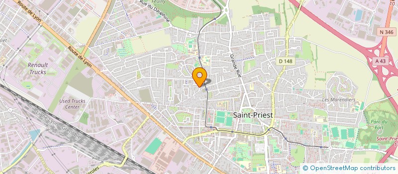 localisation de l'entreprise MADAME SYLVIE LEMOINE  SAINT-PRIEST