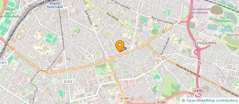 localisation de l'entreprise MADAME SYLVIE LEMONNIER à ANGERS
