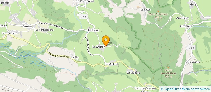 localisation de l'entreprise MADAME SYLVIE LEMORE  SAINT-GENIX-LES-VILLAGES