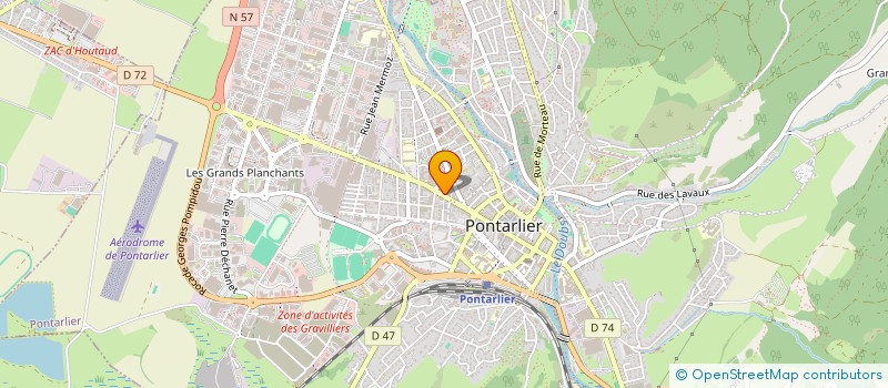 localisation de l'entreprise MADAME SYLVIE LEMOYNE  PONTARLIER