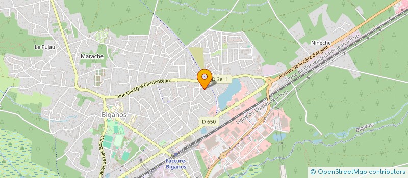 localisation de l'entreprise MADAME SYLVIE LENEZ à BIGANOS