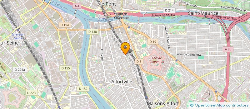 localisation de l'entreprise MADAME SYLVIE LENFANT à ALFORTVILLE