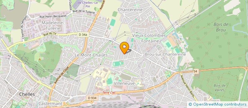 localisation de l'entreprise MADAME SYLVIE LENNARD  CHELLES