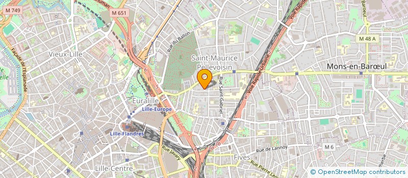 localisation de l'entreprise MADAME SYLVIE LEONARD à LILLE