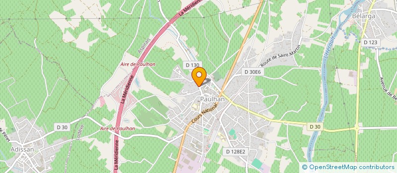 localisation de l'entreprise MADAME SYLVIE LEOTARD  PAULHAN