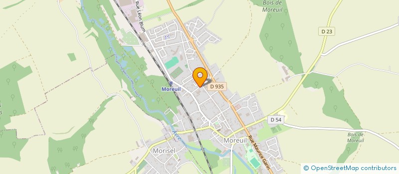 localisation de l'entreprise MADAME SYLVIE LEPRAND  MOREUIL