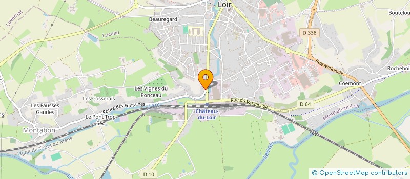 localisation de l'entreprise MADAME SYLVIE LEROUX  MONTVAL-SUR-LOIR