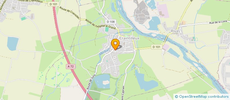 localisation de l'entreprise MADAME SYLVIE LEROUX  CRAINTILLEUX