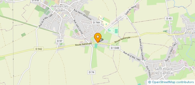 localisation de l'entreprise MADAME SYLVIE LEROY  AVESNES-LES-AUBERT