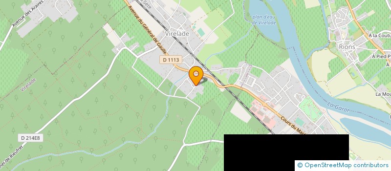 localisation de l'entreprise MADAME SYLVIE LESCURE  VIRELADE