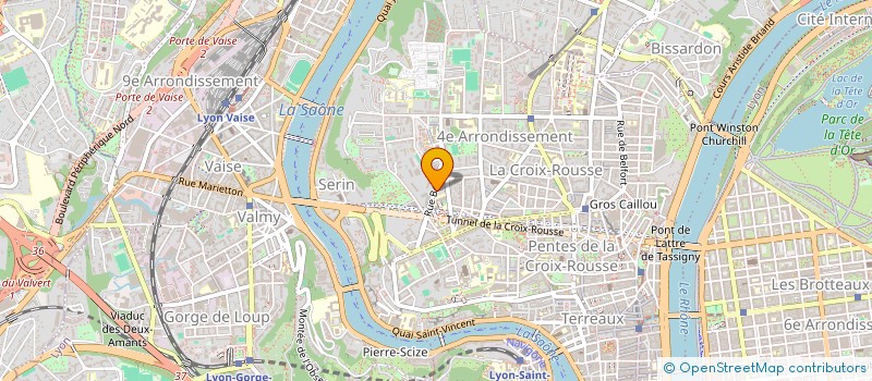 localisation de l'entreprise MADAME SYLVIE LESNARD  LYON