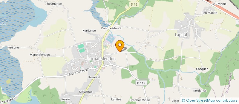 localisation de l'entreprise MADAME SYLVIE LESTRAT  LOCOAL-MENDON