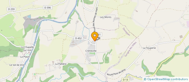 localisation de l'entreprise MADAME SYLVIE LETELLIER  DOMJEAN